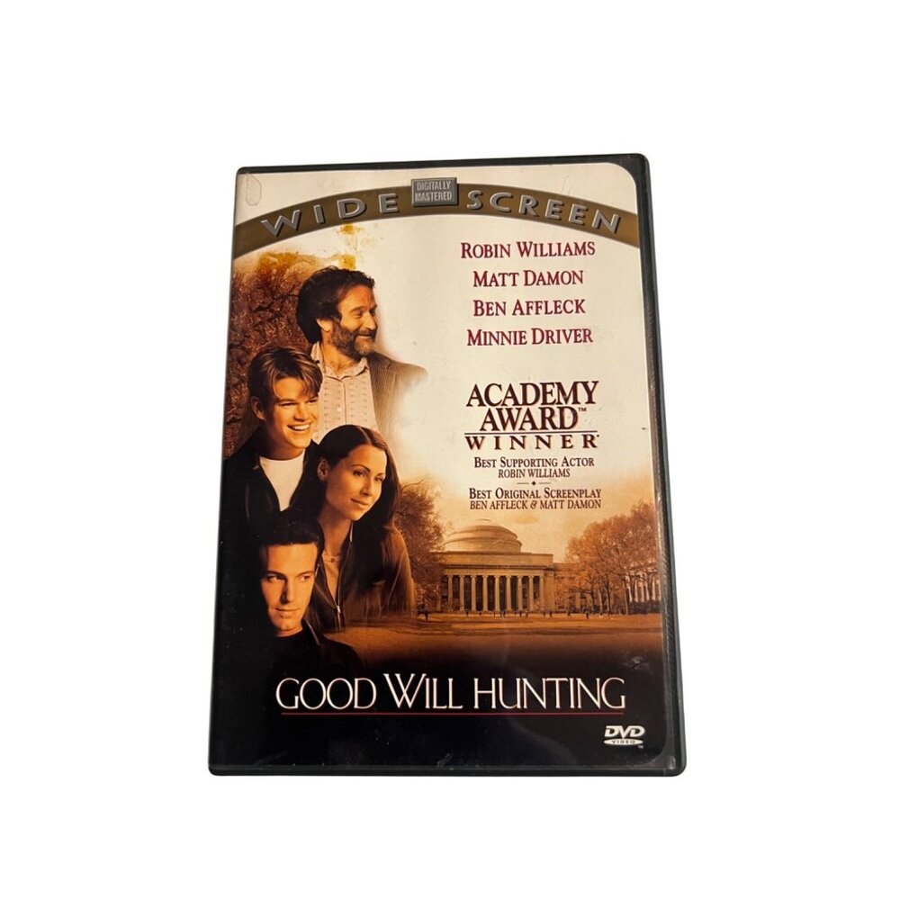 Good Will Hunting 1997 DVD Academy Award Winner Robin Williams Drama Pre-Owned